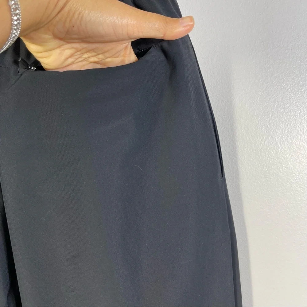 Save The Duck Women’s pant Size 2/M Color Black - Picture 8 of 15